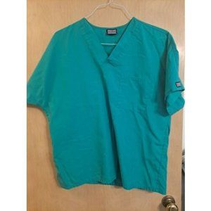 Cherokee Scrub Top Size XL Teal